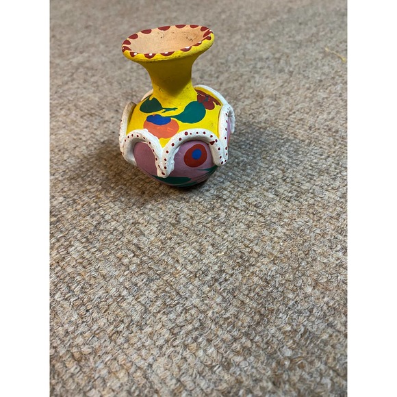 Floral Handpainted Vase - Picture 2 of 5